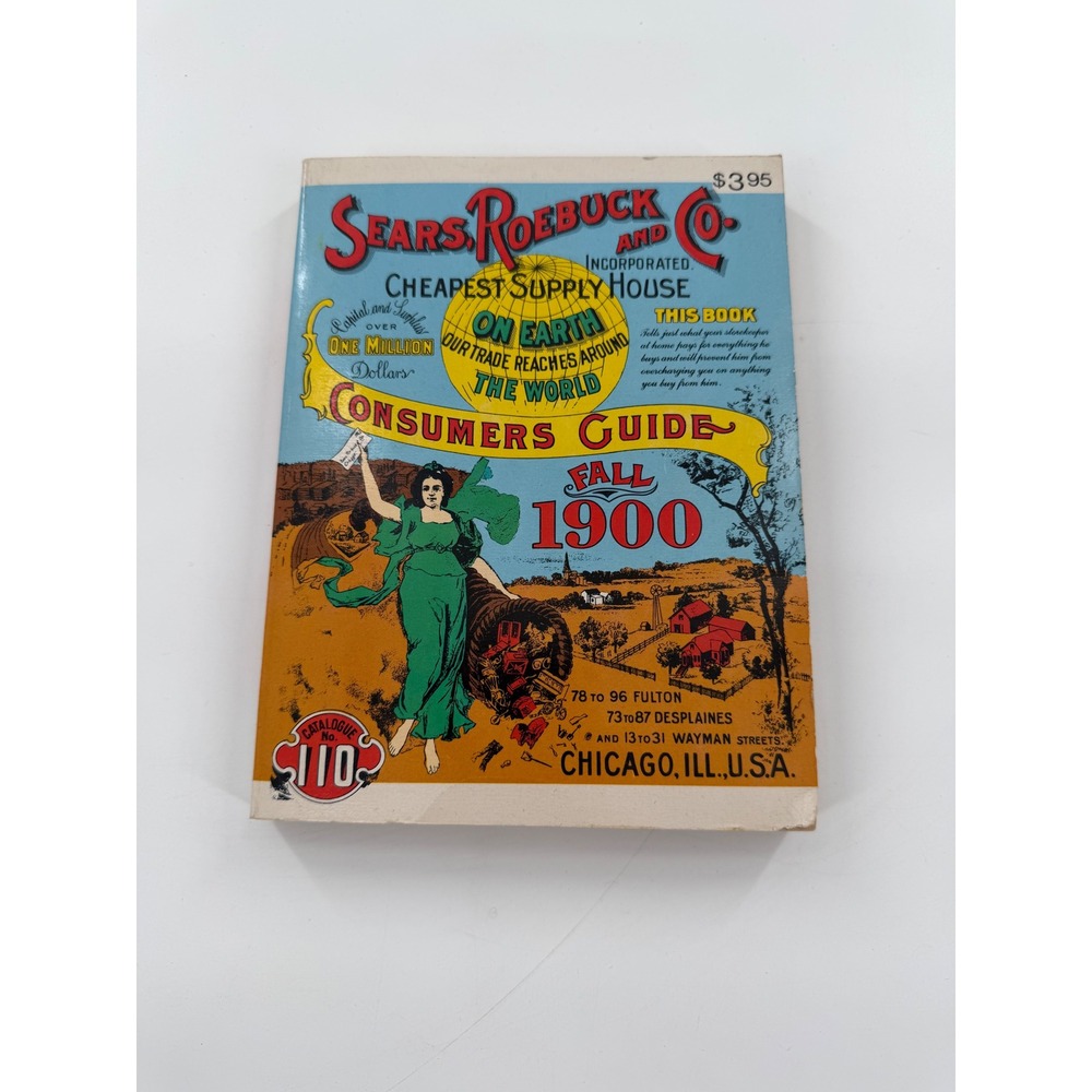 Vintage 1970 Sears Roebuck & Co 1900 Consumers Guide Catalogue No 110 Reprint